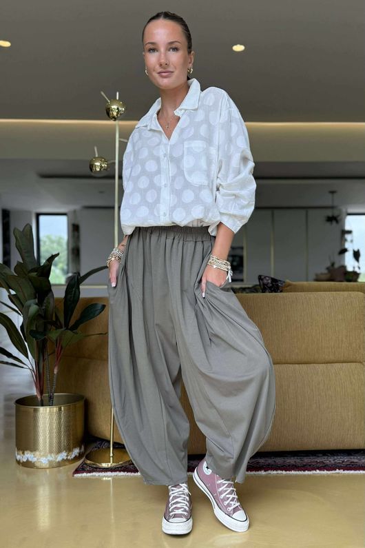 The Edit Sia Pant Khaki